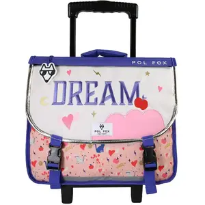 Comparateur de prix : Cartable Pol Fox  CARTABLE TROLLEY 38 CM A ROULETTES