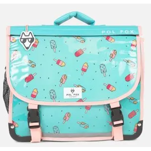 Comparateur de prix : Cartable - POL FOX - ICE POP - 38 cm - Rabat réversible - Multicolore - Primaire