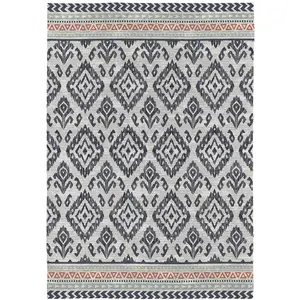 Rugs&Rugs Tapis décoratif en coton en impression digital bleu 160x230 cm pas cher