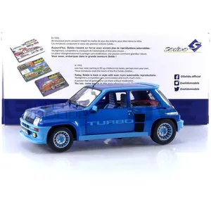 SOLIDO - REN 5 Turbo - 1981-1/18, Bleu