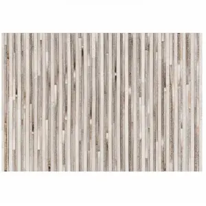 OVIALA Tapis rectangulaire motif patchwork effet peau de vache 120 x 170 cm pas cher