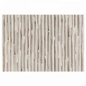 OVIALA Tapis rectangulaire motif patchwork effet peau de vache 160 x 230 cm pas cher