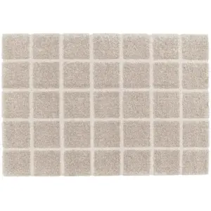 Oviala Tapis rectangulaire à poils longs style shaggy taupe 160 x 230 cm pas cher