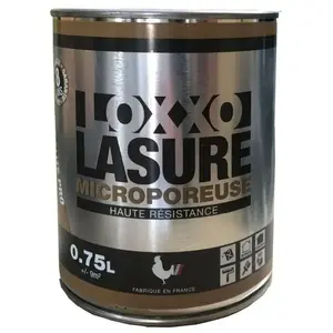 Loxxo - Lasure Bois - Haute Résistance 8 ans - Satin Couleur: Teck - Conditionnement: 0.75LVendu paramazon