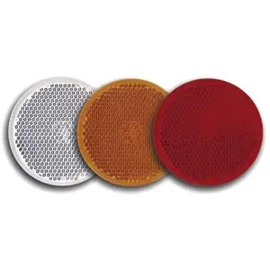 Aj.ba - Rond autocollant ajba rouge pour remorque