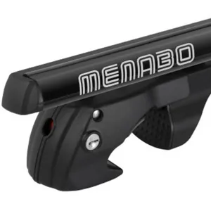 Barres De Toit Mitsubishi Outlander (04/07-08/12) Menabo Sherman Noir ... pas cher