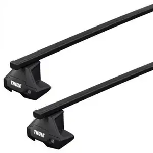 Thule - Barres de toit Renault Mégane E-Tech (11/21-) SquareBar Acier