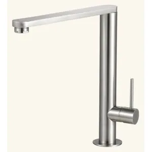 Luisina Mitigeur cuisine en inox massif CRBMI319 Inox - CRBMI319 - Pivotant - Gris pas cher