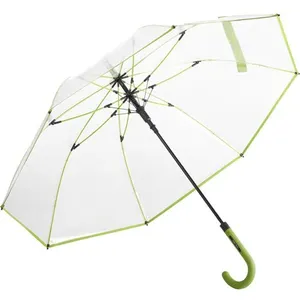 Non communiqué Fare - Parapluie canne transparent - FP7112 - bord vert limeVendu parfnac
