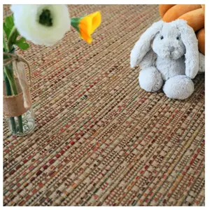 Décoweb - Moquette Tissé plat - Bornéo - Nature Multicolor - Echantill... pas cher