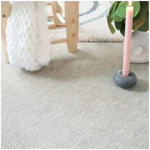 Moquette Tissé plat - Nusa - Blanc craie - Echantillon 15 x 20 cm