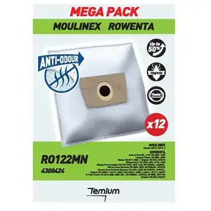 Sac aspirateur TEMIUM SAC A RO122MN X12 pas cher