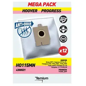 Sac aspirateur TEMIUM SAC A HO115MN X12 pas cher