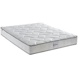 Matelas à mémoire de forme et ressorts ensachés mi ferme 200x200 cm pas cher