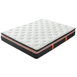 Sampur Matelas double surmatelas et mémoire de forme 200x200 cm pas cher