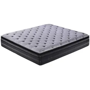 Matelas double surmatelas et ressorts 25 cm mi-ferme 90x190 cm pas cher