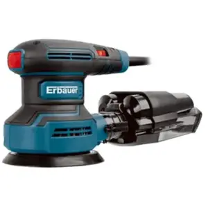 Ponceuse excentrique filaire 125mm 220-240V Erbauer ERO400 400W