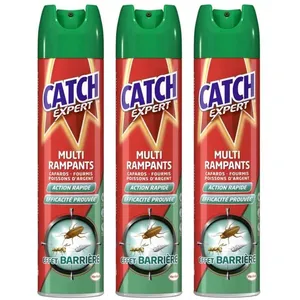 CATCH Lot de 3 Aérosols Multi-rampants 300mlVendu parcdiscount