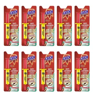 Comparateur de prix : CATCH Lot de 10 Seringues 10 g Gel Anti-Cafards et Blattes