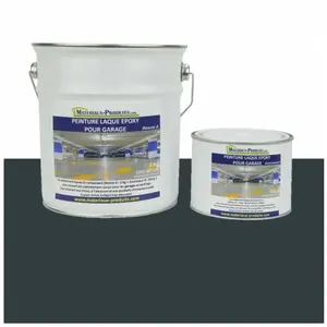 MATPRO Peinture laque époxy pour garage Kit de 20 Kg (Pour Professionnel) Gris Anthracite RAL 7016Vendu paramazon