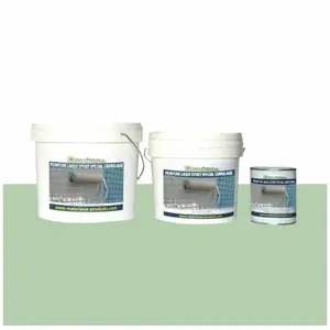 MATPRO Peinture pour carrelage laque époxy Kit de 5 Kg Vert Pastel RAL 6019 pas cher