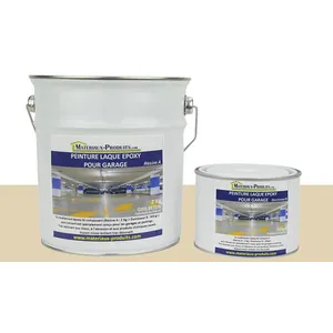 MATPRO Peinture laque époxy pour garage Kit de 2,5 Kg Ivoire RAL 1015 pas cher