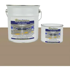 MATPRO Peinture laque époxy pour garage Kit de 2,5 Kg Taupe RAL 1019Vendu paramazon