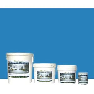 MATPRO Peinture laque époxy sol et mur Kit de 10 Kg Bleu France RAL 5012Vendu paramazon