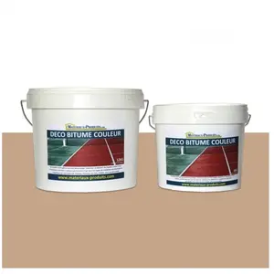 Comparateur de prix : Matpro - Peinture résine pour bitume enrobé - 12 Kg Marron clair