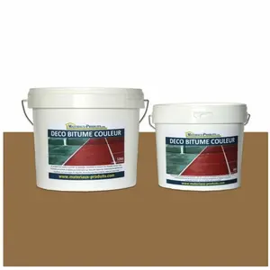 MATPRO Peinture résine pour bitume enrobé Bidon de 1 Kg Chamois RAL 070 50 30 pas cher