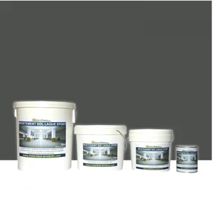 Comparateur de prix : MATPRO Peinture laque époxy sol et mur Kit de 1 Kg Gris Basalte RAL 7012