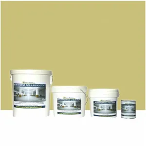 Comparateur de prix : MATPRO Peinture laque époxy sol et mur Kit de 1 Kg Jaune Sable RAL 1001
