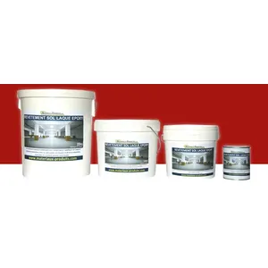 MATPRO Peinture laque époxy sol et mur Kit de 5 Kg Rouge Brique RAL 3013 pas cher