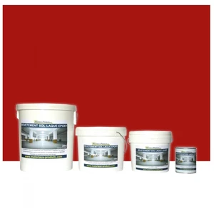 Comparateur de prix : MATPRO Peinture laque époxy sol et mur Kit de 1 Kg Rouge Brique RAL 3013