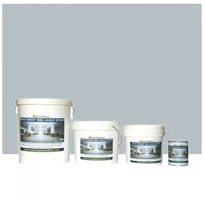 Comparateur de prix : MATPRO Peinture laque époxy sol et mur Kit de 1 Kg Gris Clair RAL 7035