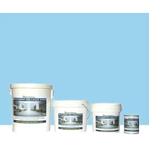 Comparateur de prix : MATPRO Peinture laque époxy sol et mur Kit de 1 Kg Bleu Piscine RAL 220 80 20