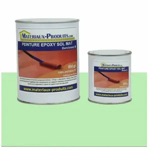 Matpro - Peinture époxy sol et mur Mat - 1 Kg Vert Pastel