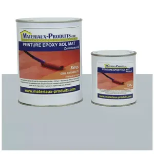 Comparateur de prix : Matpro - Peinture époxy sol et mur Mat - 1 Kg Gris clair