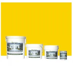 Peinture laque époxy Sol et Mur - 10 Kg Jaune RAL 1023 - MATPROVendu paramazon