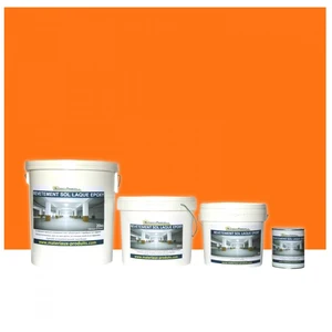 Comparateur de prix : MATPRO Peinture laque époxy sol et mur Kit de 1 Kg Orange RAL 2003