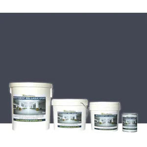 MATPRO Peinture laque époxy sol et mur Kit de 20 Kg (Pour Professionnel) Gris Ardoise RAL 7015Vendu paramazon