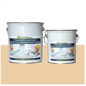 Matpro - Peinture étanche & élastique pour protection façade - 6 Kg Coquille d'oeuf pas cher