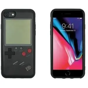 Comparateur de prix : MUVIT LIFE Coque Retro Game Noire: Apple iPhone SE / 8 / 7