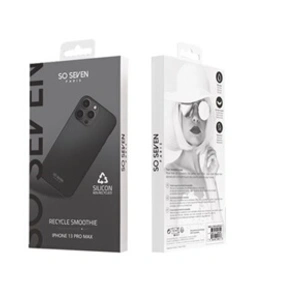 SO SEVEN COQUE SMOOTHIE RECYCLE NOIR IPHONE 13 PRO MAX pas cher