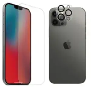 Comparateur de prix : TigerGlass Tiger Glass Plus Pack CAM Lens Verre TREMPE ANTIBACTERIEN IP 13 PROMAX