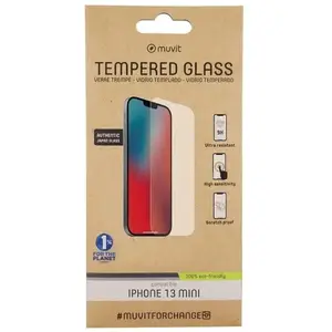Comparateur de prix : MUVIT FOR CHANGE VERRE TREMPE IPHONE 13 MINI