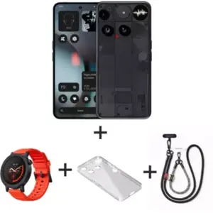 Smartphone NOTHING Pack Phone 3 Noir 256Go+Watch 3Pro Orange pas cher