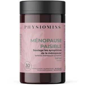 Physiomins - Ménopause Paisible Soulage Les Symptômes De La Ménopause ... pas cher