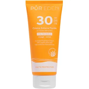 Pur Eden - Crème Solaire Fluide Invisible Spf30 Visage & Corps 100ml pas cher