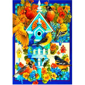The Avian Sanctuary 1000 Pièces Bluebird Puzzle pas cher